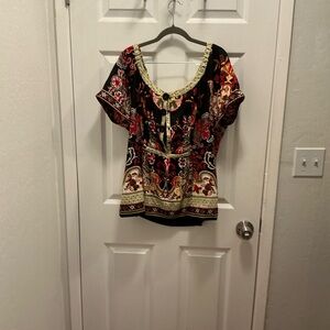 Bohemian Floral Women's Top